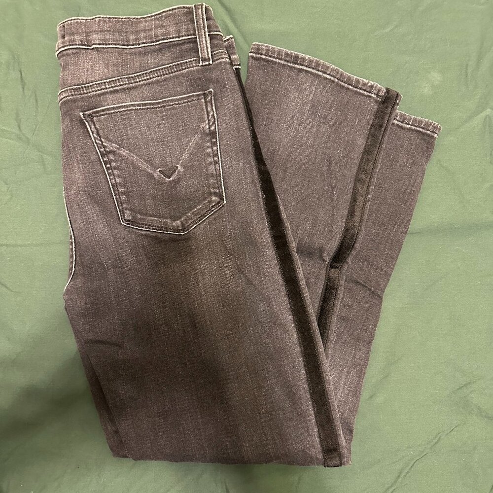 Hudson Nico Straight tux stripe jeans, Size 28